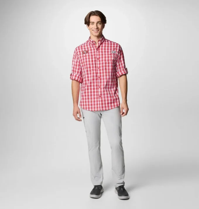 Men PFG Super Tamiami™ Long Sleeve Shirt – San Francisco 49ers Men PFG Super Tamiami™ Long Sleeve Shirt – San Francisco 49ers