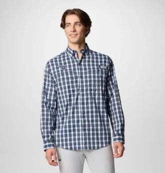 Men PFG Super Tamiami™ Long Sleeve Shirt – Tennessee Titans