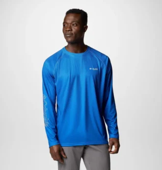 Men PFG Super Terminal Tackle™ Super Fade Long Sleeve Shirt