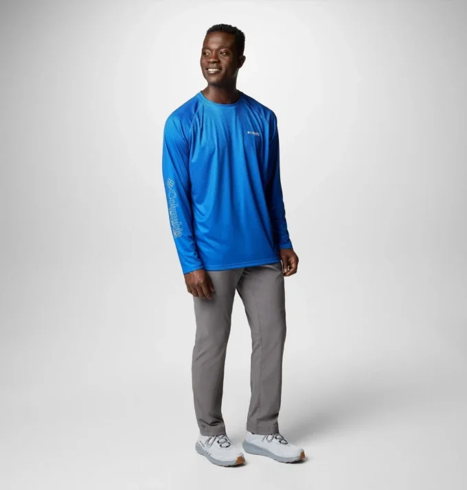 Men PFG Super Terminal Tackle™ Super Fade Long Sleeve Shirt Men PFG Super Terminal Tackle™ Super Fade Long Sleeve Shirt