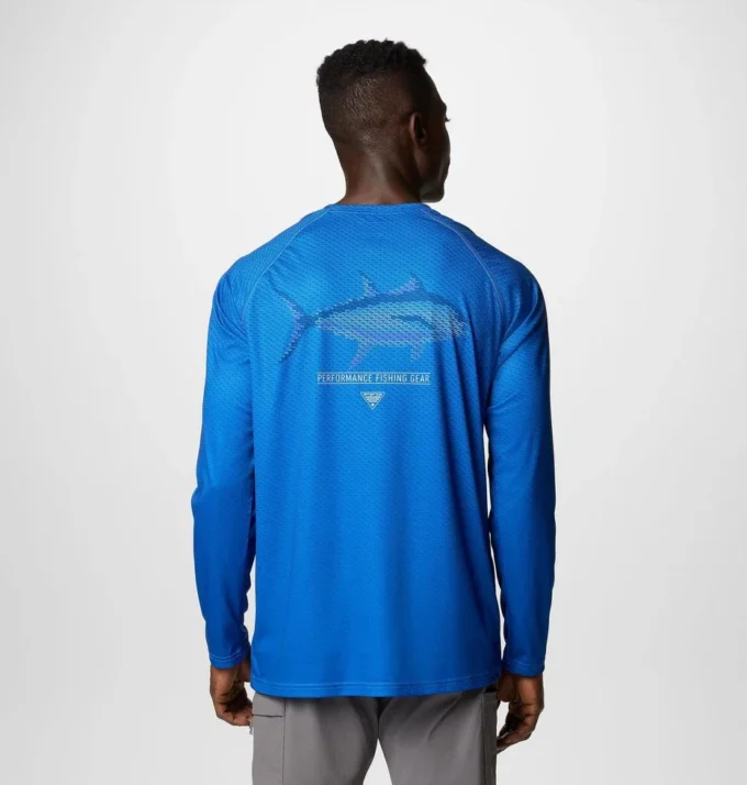 Men PFG Super Terminal Tackle™ Super Fade Long Sleeve Shirt Men PFG Super Terminal Tackle™ Super Fade Long Sleeve Shirt