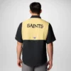 Men PFG Tamiami™ Colorblocked Short Sleeve Shirt – New Orleans Saints Men PFG Tamiami™ Colorblocked Short Sleeve Shirt – New Orleans Saints