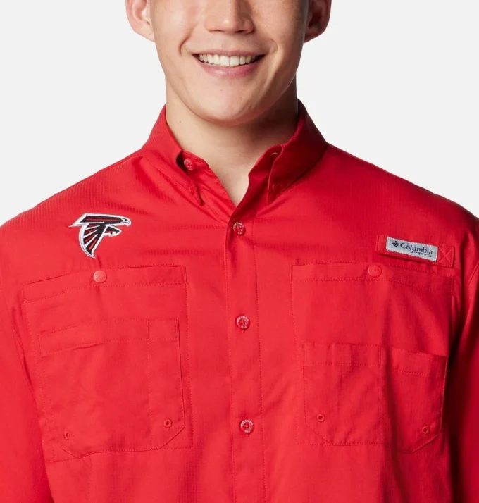 Men PFG Tamiami™ Short Sleeve Shirt – Atlanta Falcons Men PFG Tamiami™ Short Sleeve Shirt – Atlanta Falcons