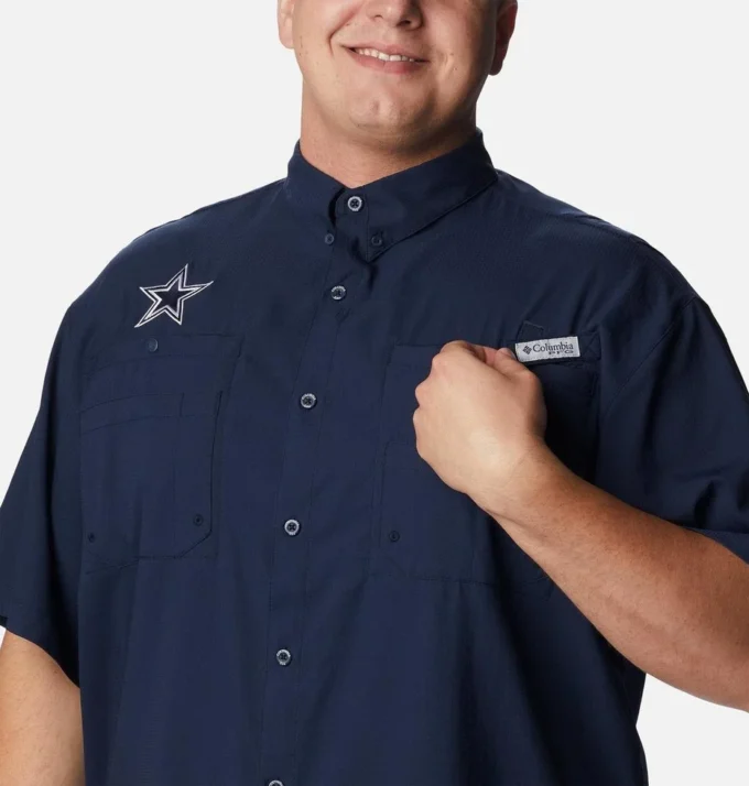 Men PFG Tamiami™ Short Sleeve Shirt – Big – Dallas Cowboys