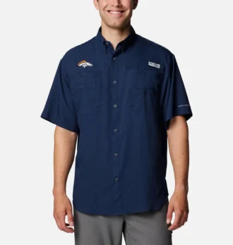 Men PFG Tamiami™ Short Sleeve Shirt – Denver Broncos