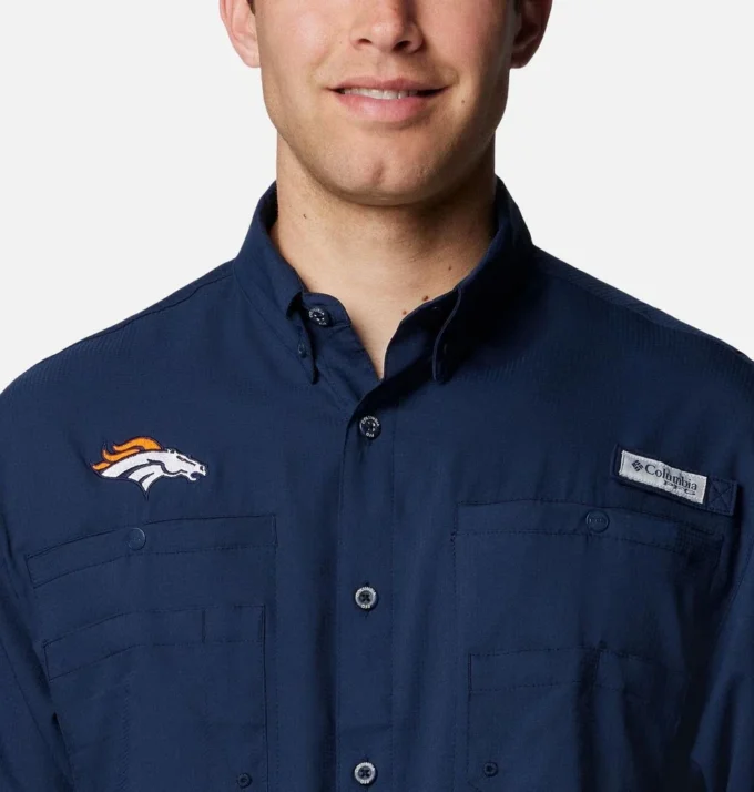 Men PFG Tamiami™ Short Sleeve Shirt – Denver Broncos Men PFG Tamiami™ Short Sleeve Shirt – Denver Broncos