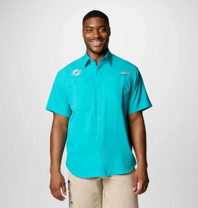Men PFG Tamiami™ Short Sleeve Shirt – Miami Dolphins Men PFG Tamiami™ Short Sleeve Shirt – Miami Dolphins