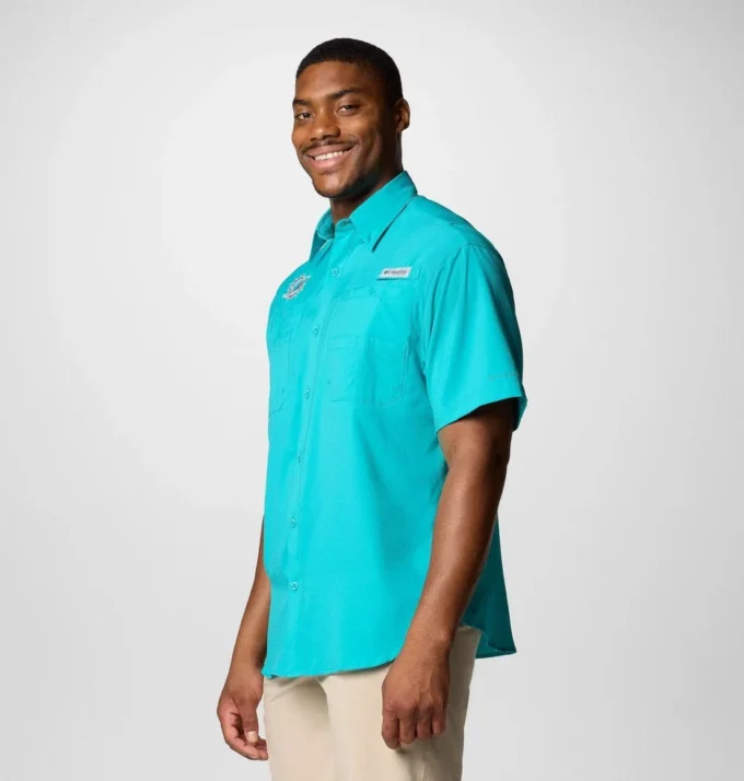 Men PFG Tamiami™ Short Sleeve Shirt – Miami Dolphins Men PFG Tamiami™ Short Sleeve Shirt – Miami Dolphins