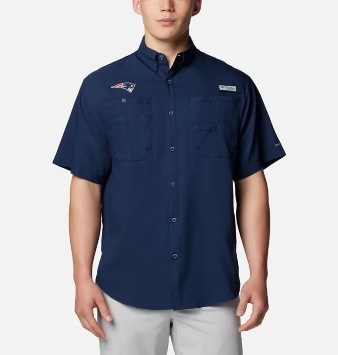 Men PFG Tamiami™ Short Sleeve Shirt – New England Patriots Men PFG Tamiami™ Short Sleeve Shirt – New England Patriots