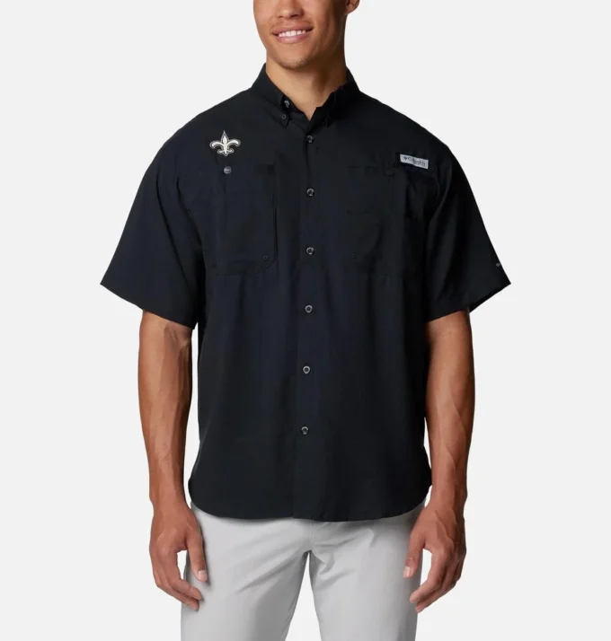 Men PFG Tamiami™ Short Sleeve Shirt – New Orleans Saints