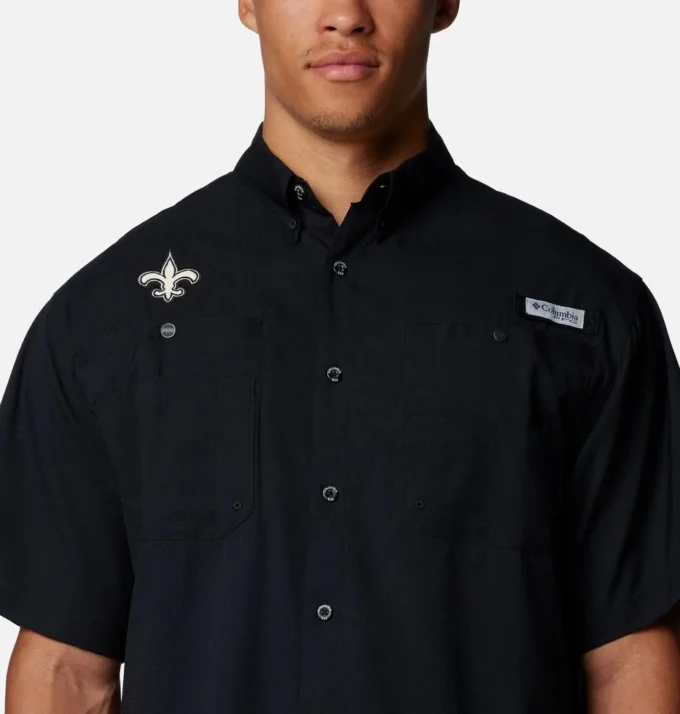 Men PFG Tamiami™ Short Sleeve Shirt – New Orleans Saints