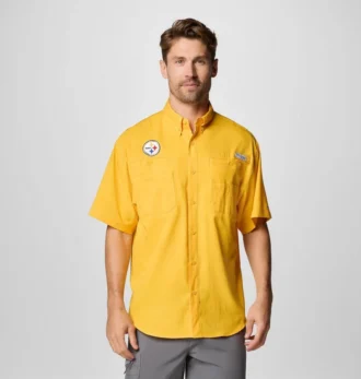 Men PFG Tamiami™ Short Sleeve Shirt – Pittsburgh Steelers