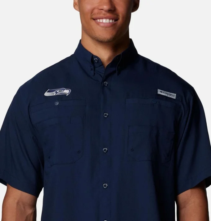 Men PFG Tamiami™ Short Sleeve Shirt – Seattle Seahawks Men PFG Tamiami™ Short Sleeve Shirt – Seattle Seahawks