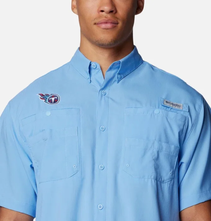 Men PFG Tamiami™ Short Sleeve Shirt – Tennessee Titans Men PFG Tamiami™ Short Sleeve Shirt – Tennessee Titans