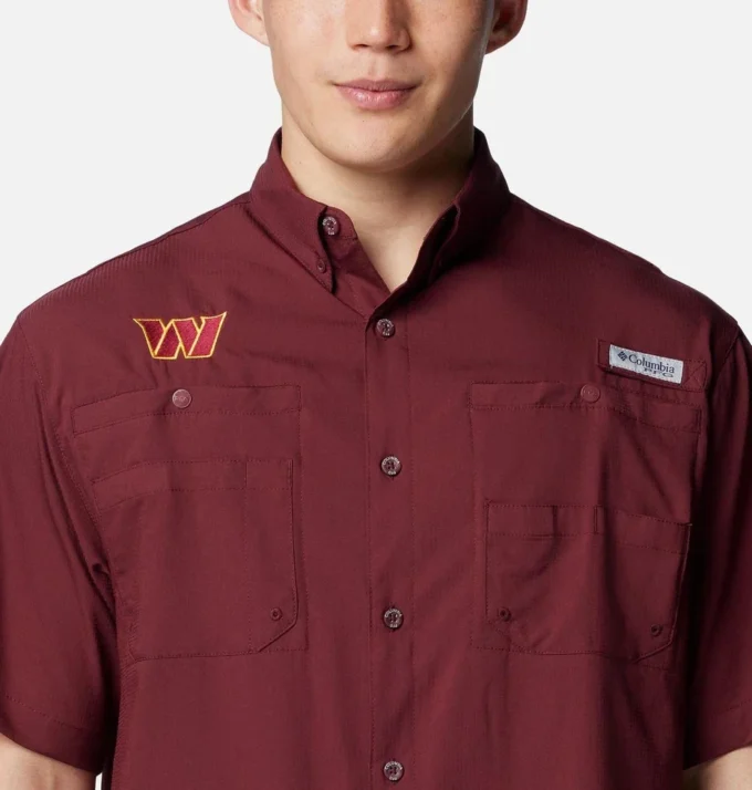 Men PFG Tamiami™ Short Sleeve Shirt – Washington Commanders Men PFG Tamiami™ Short Sleeve Shirt – Washington Commanders