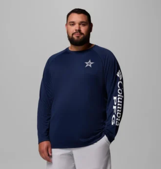 Men PFG Terminal Tackle™ Long Sleeve Shirt – Big – Dallas