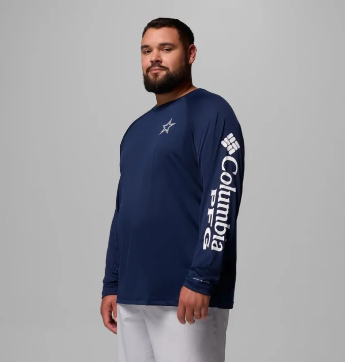 Men PFG Terminal Tackle™ Long Sleeve Shirt – Big – Dallas