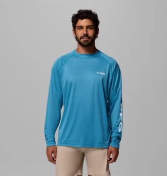 Men PFG Terminal Tackle™ Long Sleeve Shirt – Tall
