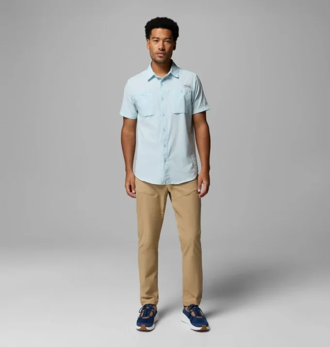 Men PFG Wild Cast™ Vent Short Sleeve Shirt Men PFG Wild Cast™ Vent Short Sleeve Shirt