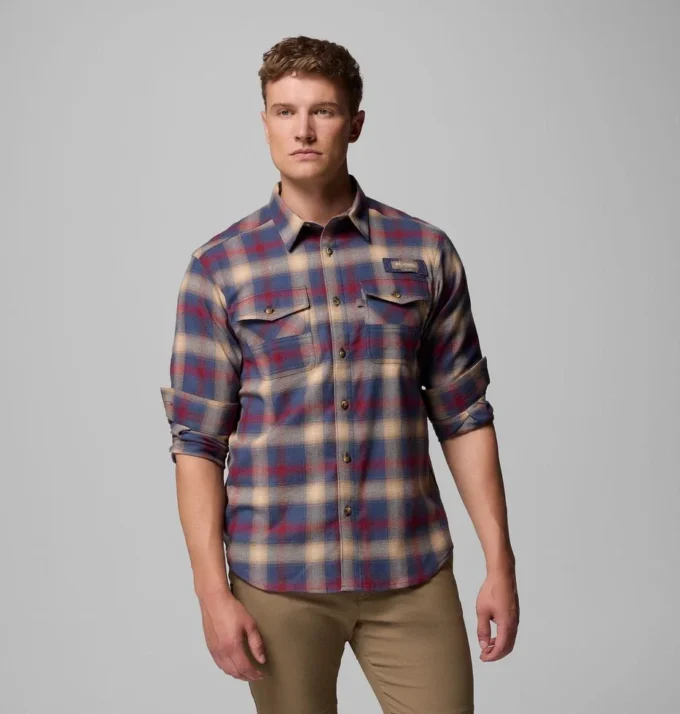 Men PHG Roughtail™ Stretch Flannel Long Sleeve Shirt