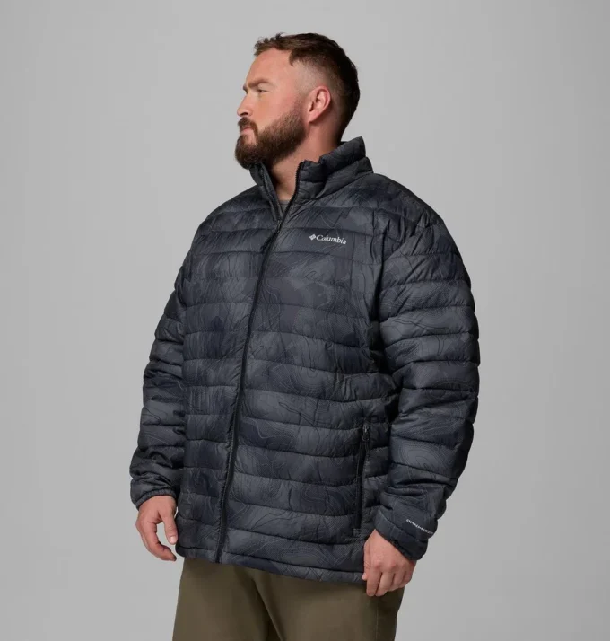 Men Powder Lite™ II Printed Jacket – Big Men Powder Lite™ II Printed Jacket – Big
