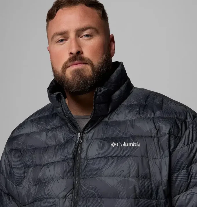 Men Powder Lite™ II Printed Jacket – Big Men Powder Lite™ II Printed Jacket – Big