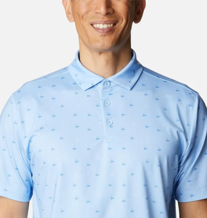 Men Punch Out Golf Polo