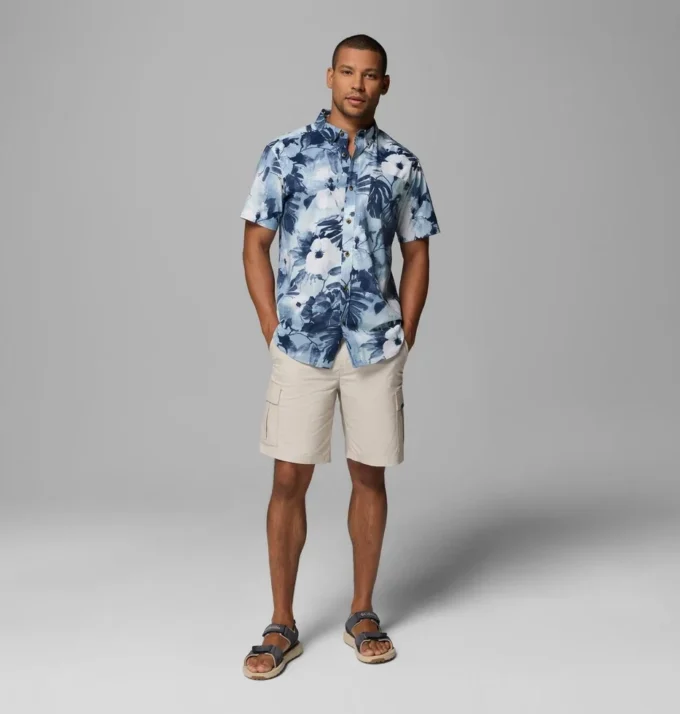 Men Rapid Rivers™ Printed Short Sleeve Shirt