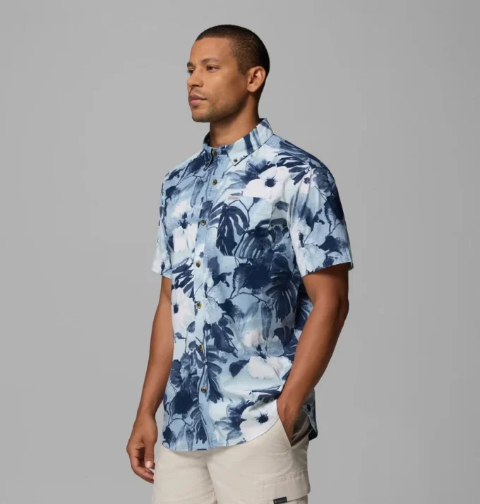 Men Rapid Rivers™ Printed Short Sleeve Shirt