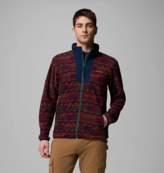Men Sequoia Grove™ Printed Full Zip – Tall