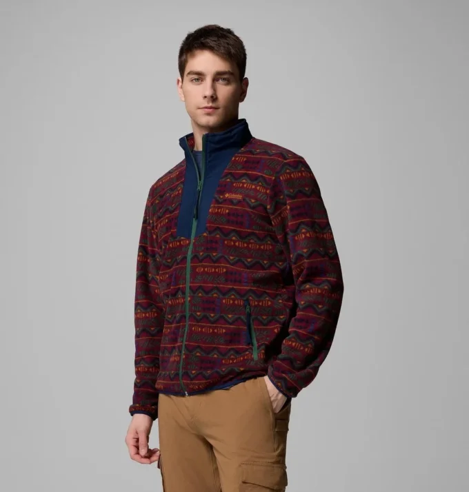 Men Sequoia Grove™ Printed Full Zip – Tall