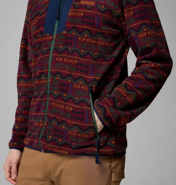 Men Sequoia Grove™ Printed Full Zip – Tall