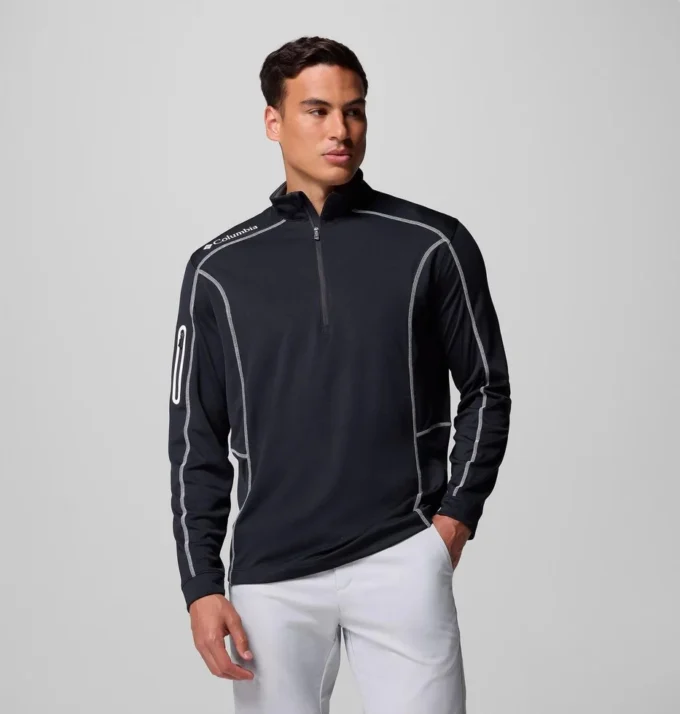 Men Shotgun Quarter Zip Golf Pullover Men Shotgun Quarter Zip Golf Pullover