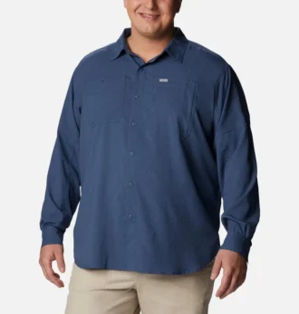 Men Silver Ridge™ Utility Lite Long Sleeve Shirt – Big
