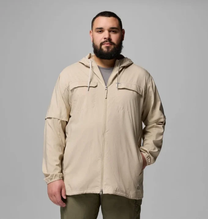 Men Skien Valley™ Hooded Long Sleeve Shirt – Big Men Skien Valley™ Hooded Long Sleeve Shirt – Big
