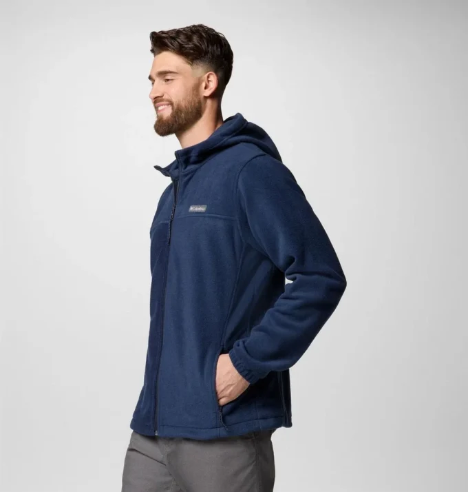 Men Steens Mountain Full Zip Fleece Hoodie