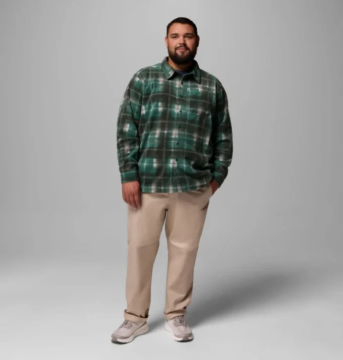 Men Steens Mountain™ Printed Fleece Shirt Jacket II – Big