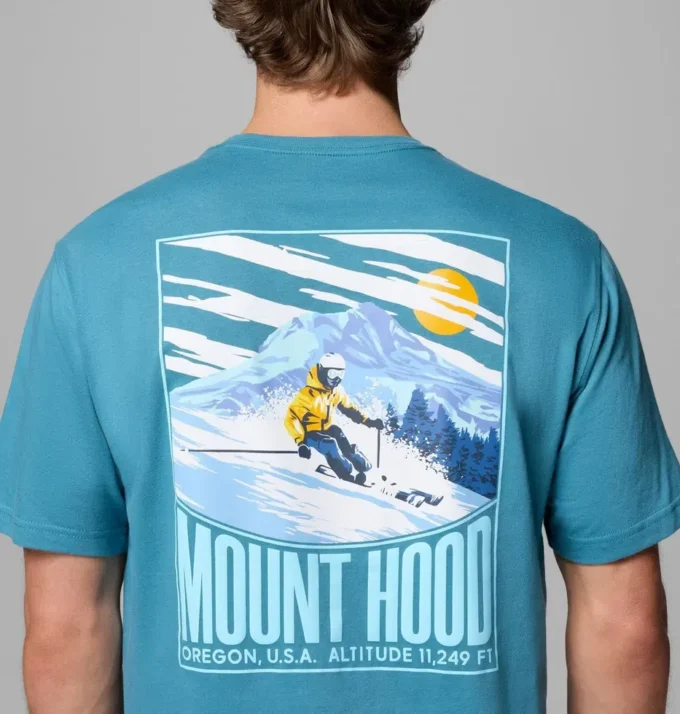 Men Steep Mt Hood OR CSC Short Sleeve T-Shirt