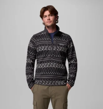 Men Sweater Weather™ II Printed Half Zip Pullover