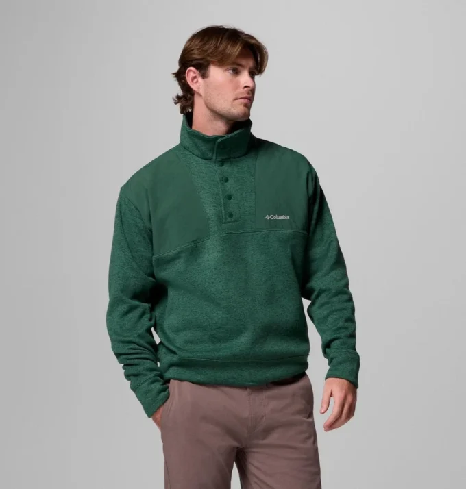 Men Sweater Weather™ Relaxed Fit Half Snap Pullover