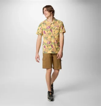 Men Tech Trail™ Utility Printed Woven Short Sleeve Shirt