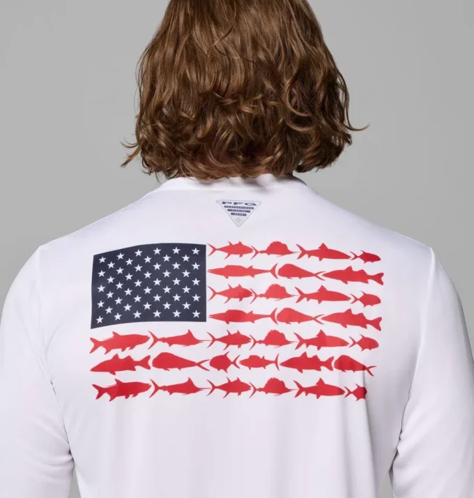 Men Terminal Tackle PFG Fish Flag™ Long Sleeve Shirt