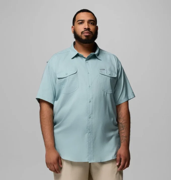 Men Utilizer™ II Solid Short Sleeve Shirt – Big Men Utilizer™ II Solid Short Sleeve Shirt – Big