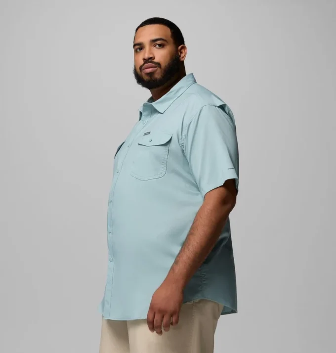 Men Utilizer™ II Solid Short Sleeve Shirt – Big Men Utilizer™ II Solid Short Sleeve Shirt – Big