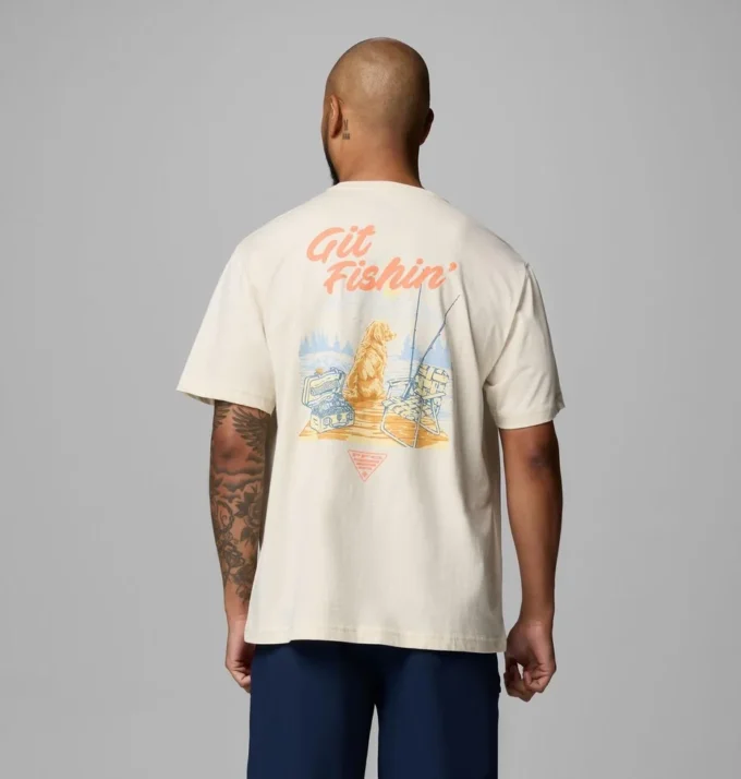Men Waldo Dog PFG Short Sleeve T-Shirt