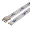 Men Web Fish Belt