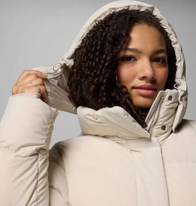 Women Amaze Puff™ Long Hooded Jacket – Plus Size