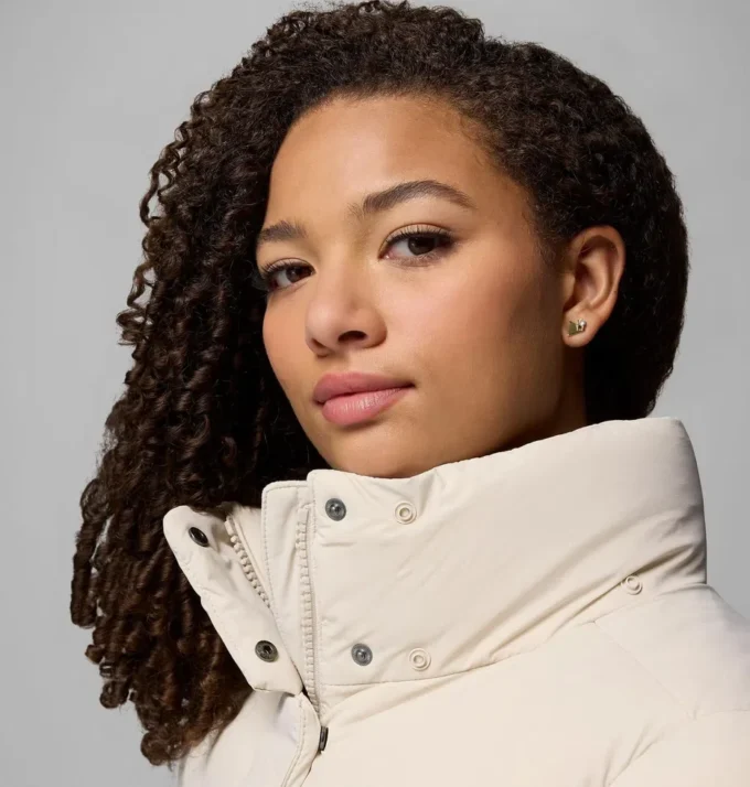 Women Amaze Puff™ Long Hooded Jacket – Plus Size