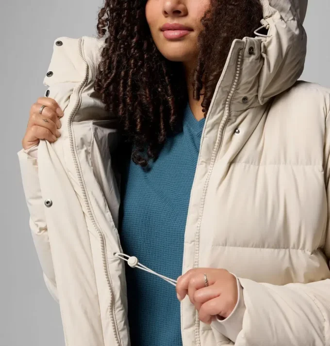 Women Amaze Puff™ Long Hooded Jacket – Plus Size