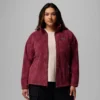 Women Benton Springs™ Printed Full Zip Fleece Jacket – Plus Size